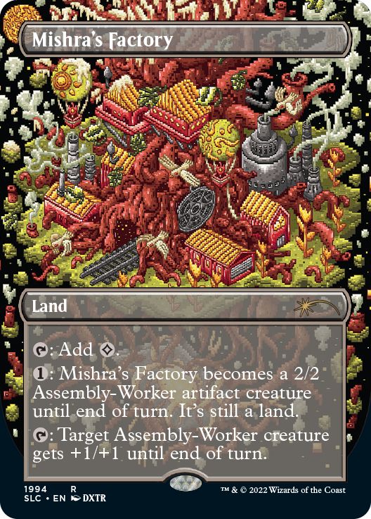 (英)【Foil】ミシュラの工廠 / Mishra's Factory【SLC】30th Anniversary Countdown Kit No.1994