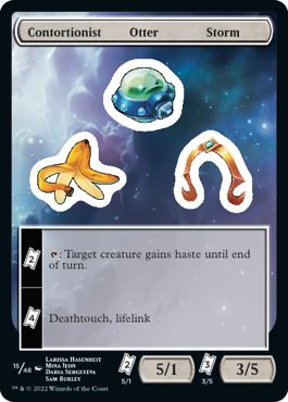 (英)Contortionist Otter Storm Sticker【UNF-STICKER】 No.015