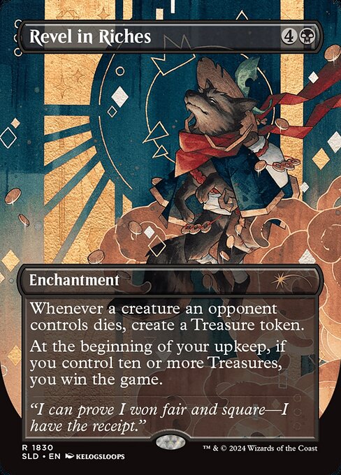 (英)【Foil】富の享楽 / Revel in Riches【SLD】20 Ways to Win No.1830