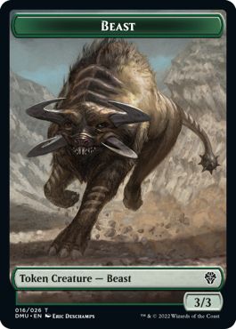 (英)ビーストトークン / Beast Token【DMU-TOKEN】 No.016