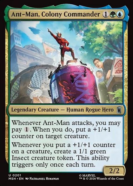 (英)【Foil】蟻軍団の指揮官、アントマン / Ant-Man, Colony Commander【MSH】 No.201