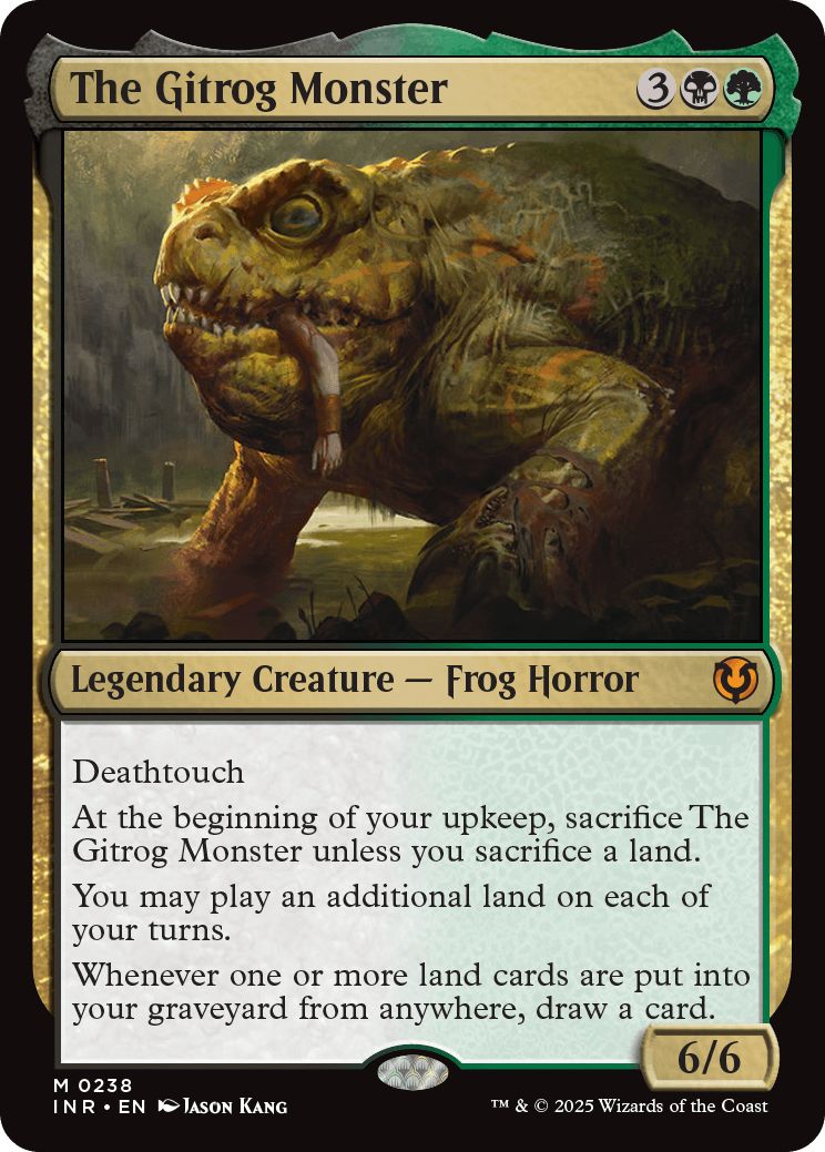 (英)【Foil】ギトラグの怪物 / The Gitrog Monster【INR】 No.238