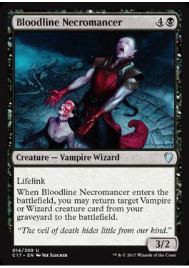 (英)血統の屍術士 / Bloodline Necromancer【C17】 No.014