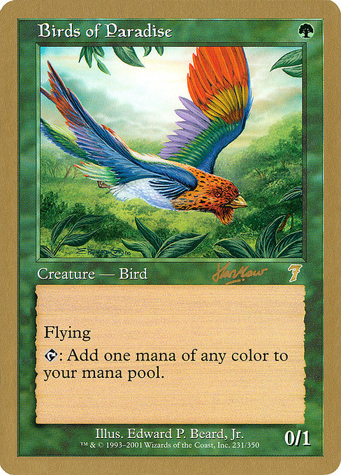 (英)極楽鳥 / Birds of Paradise【WC02】 World Championship Decks 2002 Sim Han How 金枠 No.046