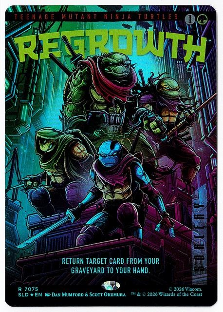 (英)【Foil】新たな芽吹き / Regrowth【SLD】Teenage Mutant Ninja Turtles: The Last Ronin No.7075