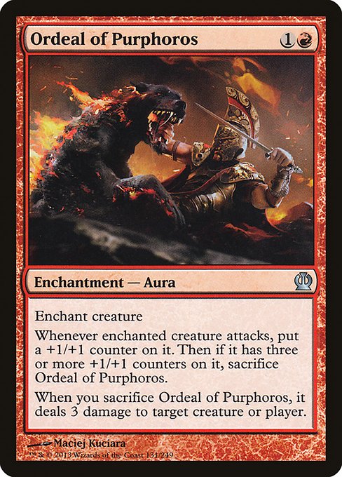 (英)【Foil】パーフォロスの試練 / Ordeal of Purphoros【THS】 No.131