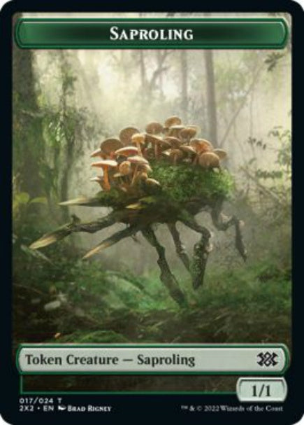 (英)苗木トークン / Saproling Token【2X2-TOKEN】 No.017