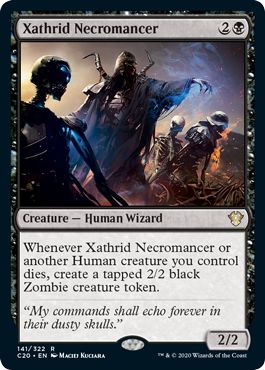 (英)ザスリッドの屍術師 / Xathrid Necromancer【C20】 No.141