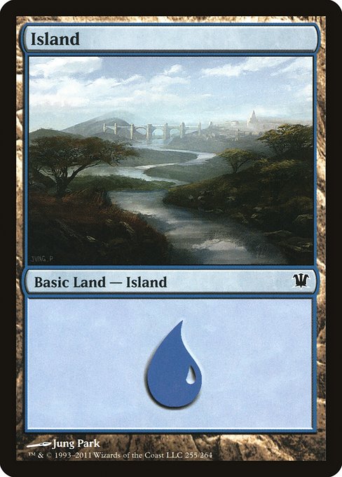 (英)【Foil】島 / Island【ISD】 No.255
