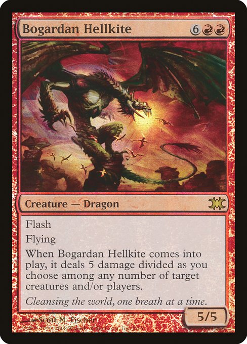 (英)【Foil】ボガーダンのヘルカイト / Bogardan Hellkite【FTVDRAGONS】 No.002
