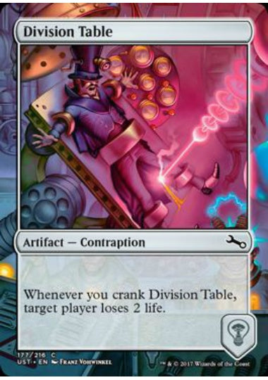 (英)Division Table 【UST】 No.177