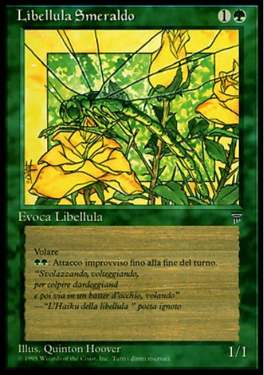(イタリア語)Libellula Smeraldo / Emerald Dragonfly【LEG】 No.184