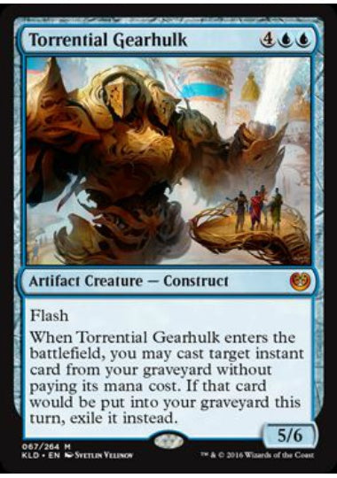 (英)奔流の機械巨人 / Torrential Gearhulk【KLD】 No.067