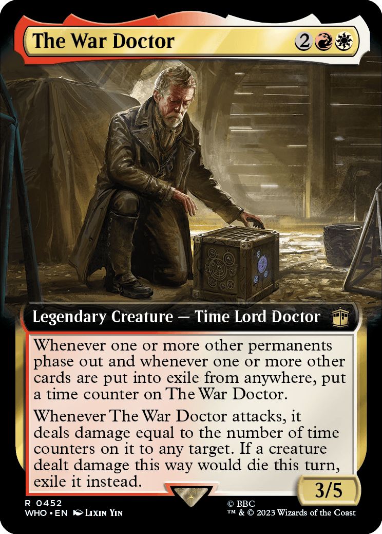 (英)【Foil】ウォードクター / The War Doctor ★拡張枠★ 【WHO】 No.0452