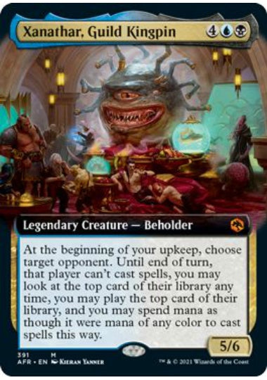 (英)【Foil】ギルドの重鎮、ザナサー / Xanathar, Guild Kingpin ★拡張枠★ 【AFR】 No.391