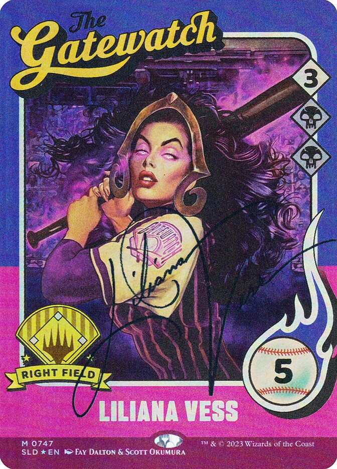 (英)【Foil】リリアナ・ヴェス / Liliana Vess【SLD】Magic: The Baseballing No.747