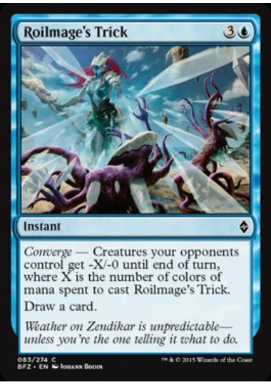 (英)乱動魔道士の計略 / Roilmage's Trick【BFZ】 No.083