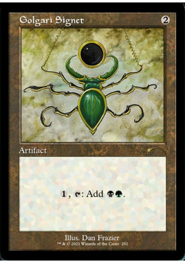 (英)ゴルガリの印鑑 / Golgari Signet【SLD】 旧枠 Dan Frazier is Back: The Enemy Signets No.292