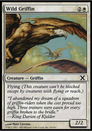 (英)【Foil】野生のグリフィン / Wild Griffin【10E】 No.059