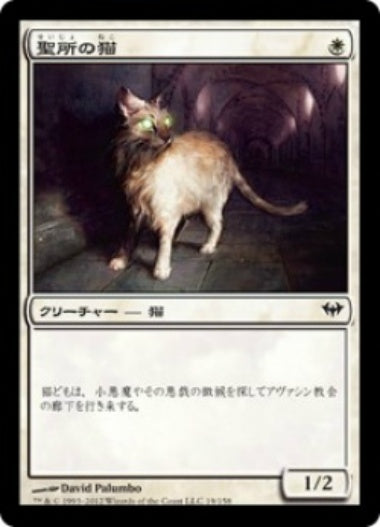(日)【Foil】聖所の猫 / Sanctuary Cat【DKA】 No.019