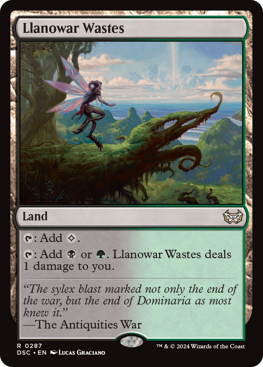 (英)ラノワールの荒原 / Llanowar Wastes【DSC】 No.287
