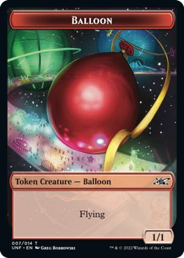 (英)風船トークン / Balloon Token【UNF-TOKEN】 No.007