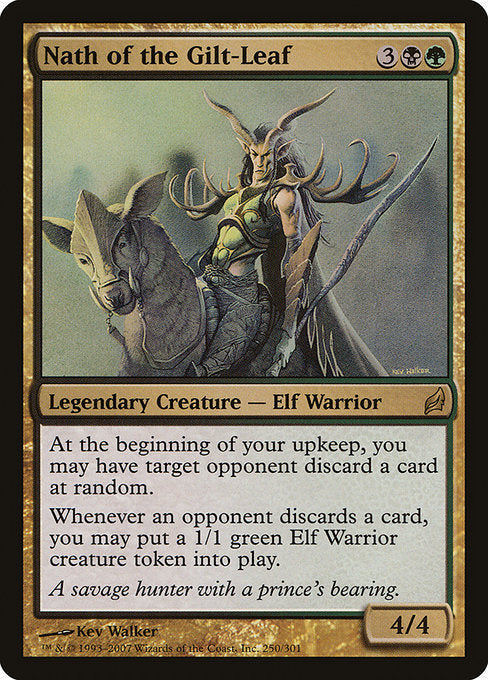 (英)【Foil】光り葉のナース / Nath of the Gilt-Leaf【LRW】 No.250