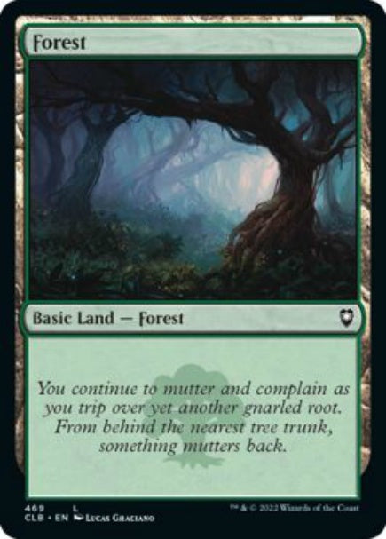 (英)【Foil】森 / Forest【CLB】 No.469