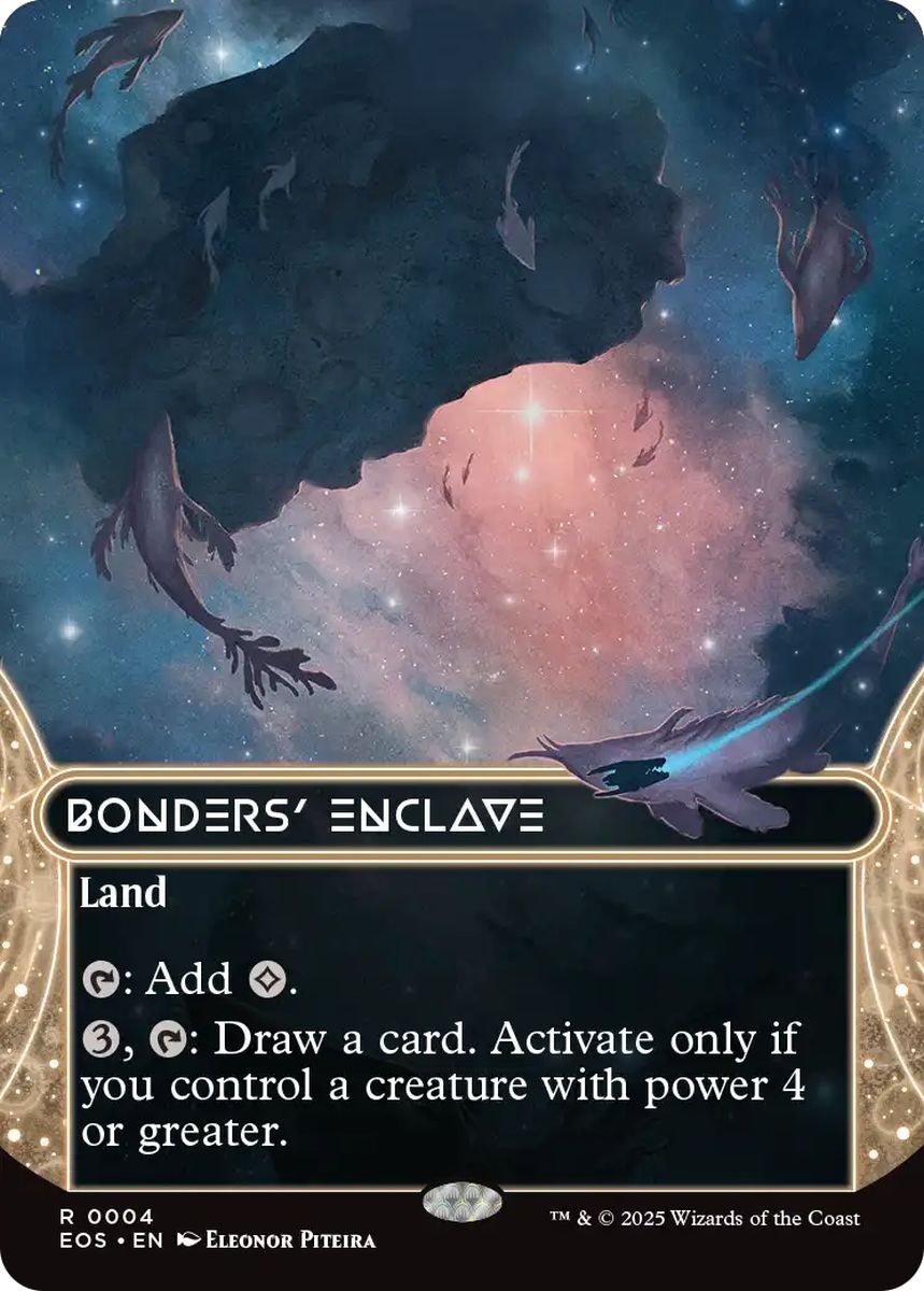 (英)【Foil】眷者の居留地 / Bonders' Enclave ★ボーダーレス★(「星景」) 【EOS】 No.004