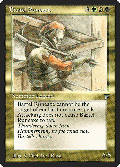 (英)Bartel Runeaxe【LEG】 No.222