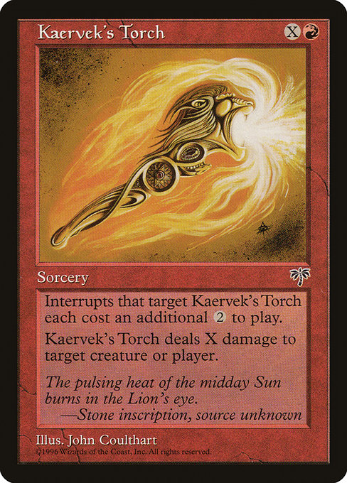 (英)ケアヴェクの火吹き / Kaervek's Torch【MIR】 No.185