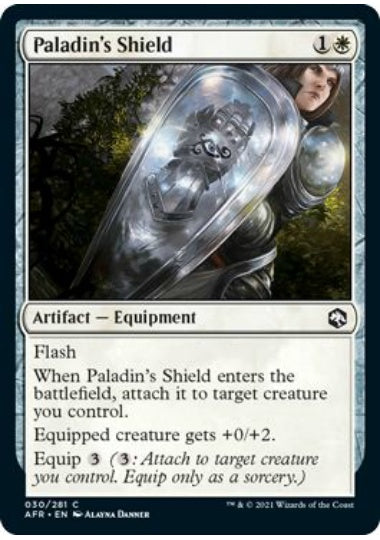 (英)【Foil】パラディンの盾 / Paladin's Shield【AFR】 No.030