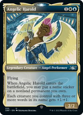(英)【Foil】Angelic Harold ★ショーケース枠★ 【UNF】 No.255