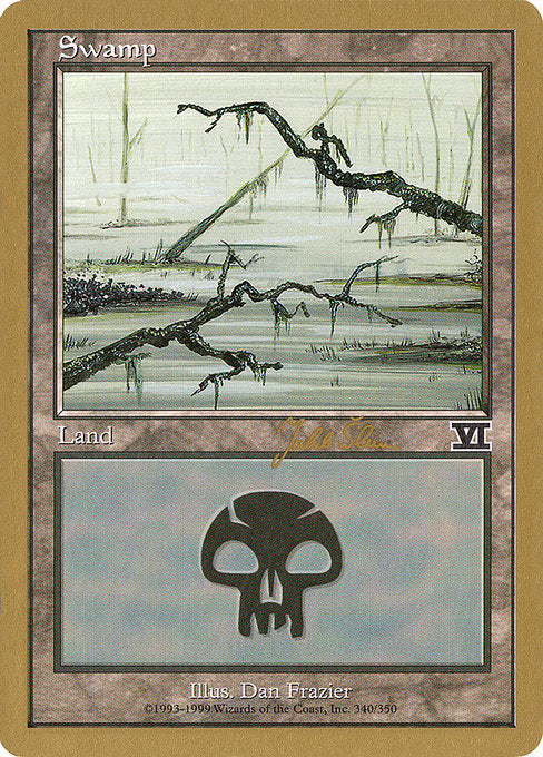 (英)沼 / Swamp【WC99】 World Championship Decks 1999 Jakub Slemr 金枠 No.089