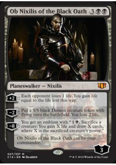 (英)黒き誓約、オブ・ニクシリス / Ob Nixilis of the Black Oath【C14】 No.027