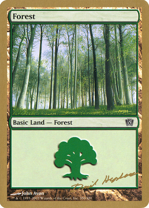 (英)森 / Forest【WC03】 World Championship Decks 2003 David Humpherys 金枠 No.132