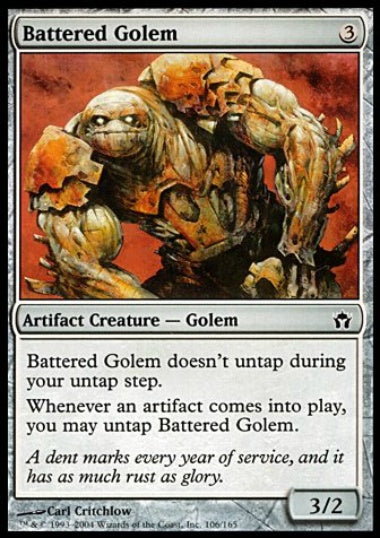(英)乱打されるゴーレム / Battered Golem【5DN】 No.106