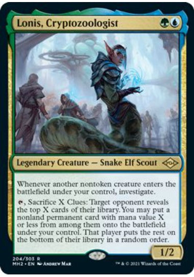 (英)【Foil】暗号動物学者、ローニス / Lonis, Cryptozoologist【MH2】 No.204