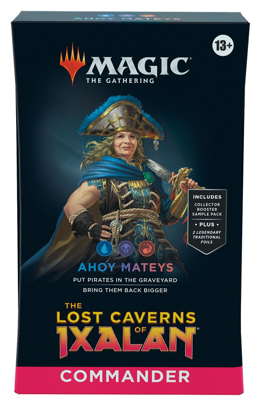 (英)イクサラン：失われし洞窟 統率者デッキ「よう、野郎ども」 / The Lost Caverns of Ixalan Commander Deck "Ahoy Mateys"【BOX】 ※発送方法は「ゆうパック」を選択してください。