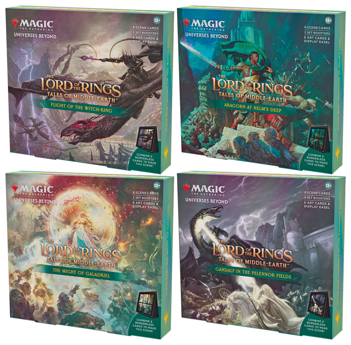 (英)指輪物語：中つ国の伝承 Scene Box 4種セット / The Lord of the Rings: Tales of Middle-earth Scene Box Set【BOX】 ※発送方法は「ゆうパック」を選択してください。