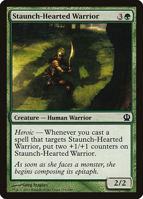 (英)信条の戦士 / Staunch-Hearted Warrior【THS】 No.179
