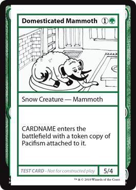 (英)Domesticated Mammoth【MB1-TEST】 後期版 No.072