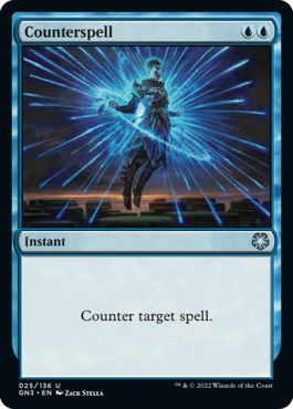 (英)対抗呪文 / Counterspell【GN3】 No.025