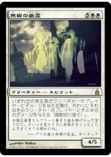 (日)【Foil】無垢の幽霊 / Ghosts of the Innocent【RAV】 No.020