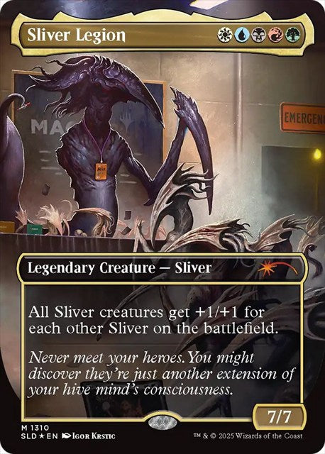 (英)【Foil】スリヴァー軍団 / Sliver Legion【SLD】 MagicCon: the Gathering No.1310