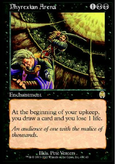 (英)【Foil】ファイレクシアの闘技場 / Phyrexian Arena【APC】 No.047