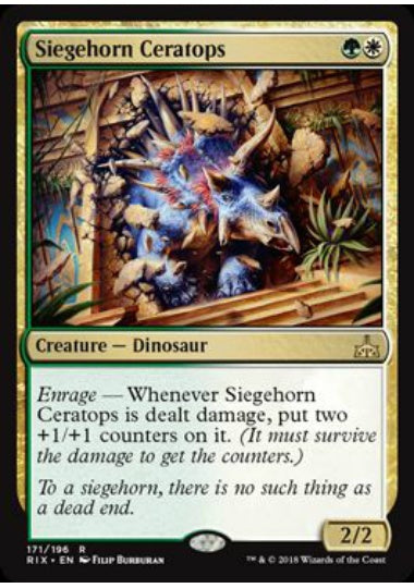 (英)【Foil】攻角のケラトプス / Siegehorn Ceratops【RIX】 No.171