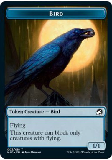 (英)鳥トークン / Bird Token【MID-TOKEN】 No.003