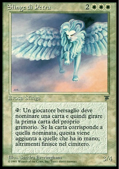 (イタリア語)Sfinge di Petra / Petra Sphinx【LEG】 No.030