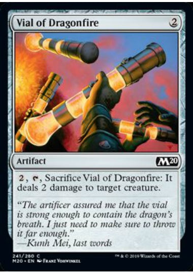(英)龍火の薬瓶 / Vial of Dragonfire【M20】 No.241